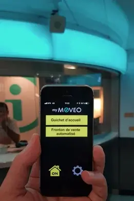 Användning av myMoveo applikationen